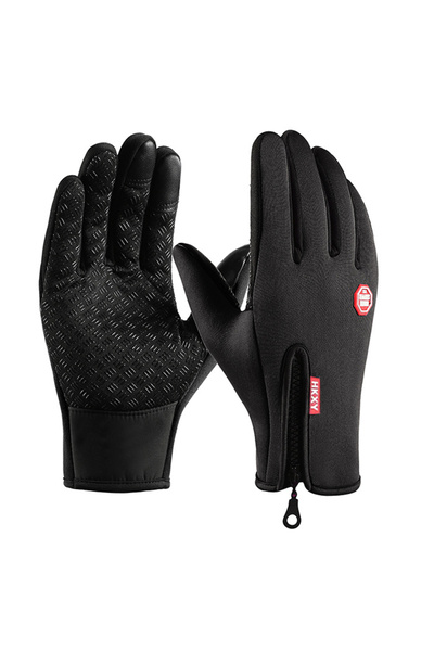 Choice M black Winter Men's And Women's Warm Gloves, Waterproof And Skin Friendly Touch Screen, Suitable Fo