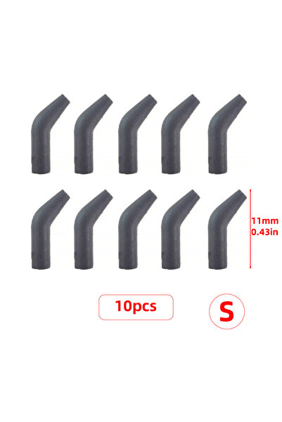 HIRISI 10 قطع من خطافات صيد سمك الشبوط المصنوعة من التنجستن، مزودة بأداة محاذ...