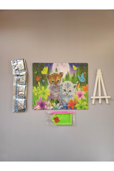 Liva Craft ΚΙΤ ΚΕΝΤΗΜΕΝΤΟΣ ΜΕ ΧΑΡΤΟΚΑΡΤΟΝΙΚΕΣ ΧΑΝΤΡΕΣ - ΧΑΡΙΤΩΜΕΝΕΣ ΓΑΤΕΣ 21 ...