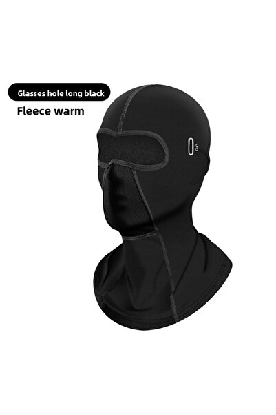 Choice قناع وجه طويل أسود من الصوف للرجال والنساء، مقاوم للرياح، حراري، مناسب...