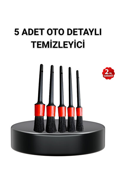 ZERO LAND Lvsqvr 5-Piece Detail Cleaning Brush Set Car Interior Exterior Rim Engine (131532) Multi-Purpose