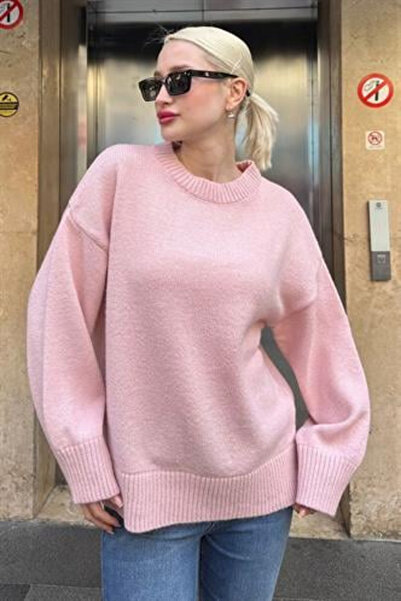 STORY ONLİNE Kadın Şardonlu Yumuşak Dokulu Bisiklet Yaka Kazak