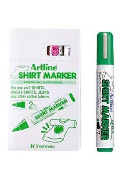 artline مجموعة علامات القمصان الخضراء EKT-2GR، 4 قطع