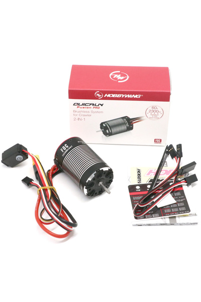 Choice محرك HobbyWing QuicRun Fusion Pro 540 2300KV بدون فرشاة مع مستشعر، ووح...