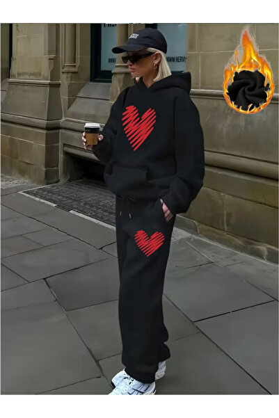 Flaubert فالوبيرت-كادين مطبوع gfg قصة فضفاضة sweatahırt - طقم مكون من قطعتين ...