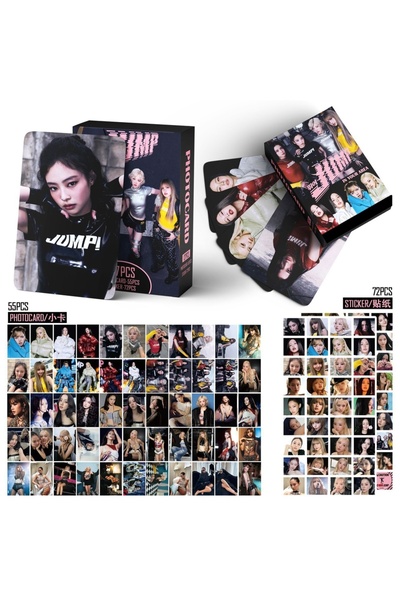 Choice مجموعة ملصقات صور فردية من ألبوم JUMP الجديد (127 قطعة) - منتجات كيبوب - بطاقات لومو - مجموعة ملصقات للمعجبين