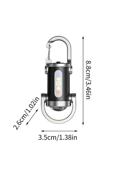 Choice مصباح LED أبيض صغير للتخييم، يُشحن عبر منفذ USB، مصباح LED قوي للاستخدام الخارجي