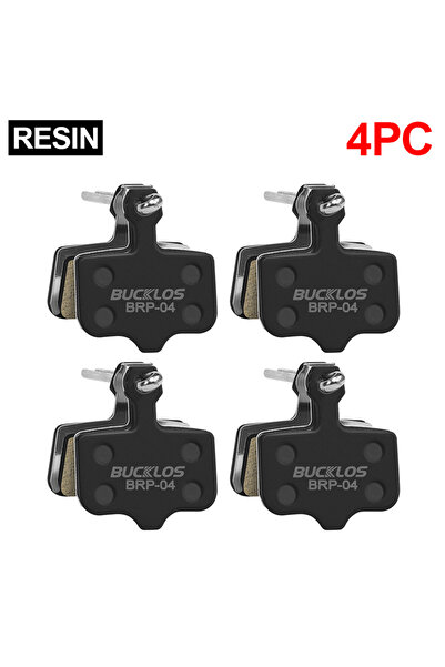 BUCKLOS وسادة فرامل الدراجة RESIN-4PC لـ Sram ELIXIR DB1 DB5 متينة لدراجات ال...