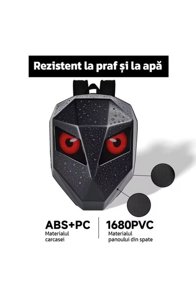 OEM Rucsac Moto cu LED Rezistent la Apa si Praf, Ecran Color Controlat prin Aplicatie, Capacitate 20L