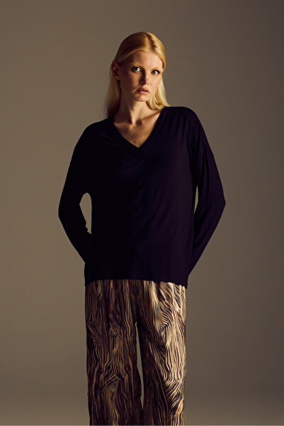 Hays Kadın Modal Uzun Kollu T-shirt