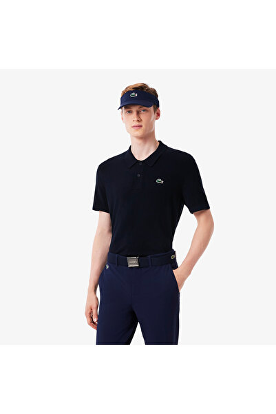 Lacoste Erkek Classic Fit Kısa Kollu Polo Yaka Lacivert Triko