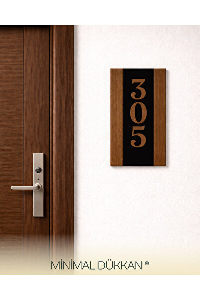 MİNİMAL DÜKKAN Modern Kapı Numarası – Dekoratif Bina & Daire Kapı Numaratörü
