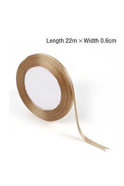 Choice لفة واحدة من شريط تغليف الهدايا الذهبي الشامباني الجديد، مقاس 0.6 سم ×...