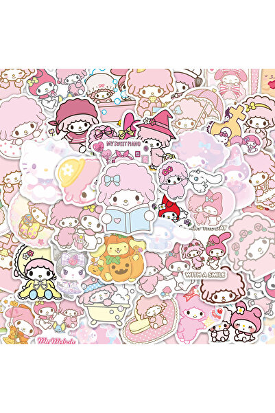 Choice 52 قطعة (10/30/52 قطعة) ملصقات أنمي لطيفة من سانريو ماي سويت بيانو، مل...