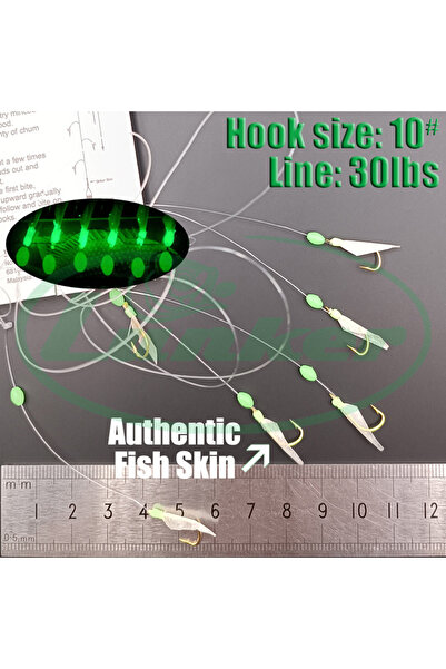 Choice مجموعة أدوات صيد سمك السابيكي G-10-1pack، مصنوعة من جلد سمك أصلي وخطاف...