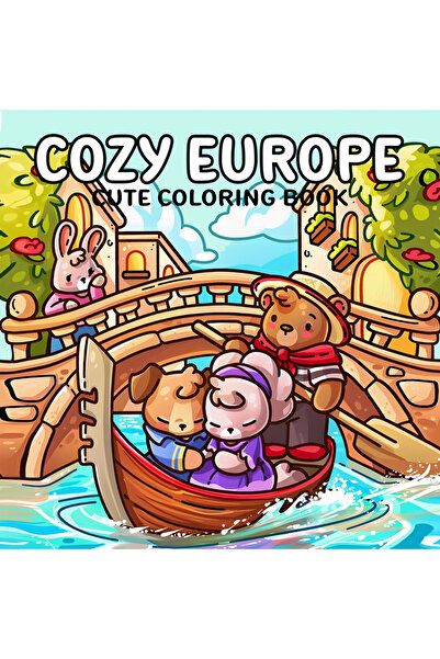 Choice أوروبا متعددة الأنشطة المريحة: كتاب تلوين للكبار يضم أنشطة يومية لطيفة...