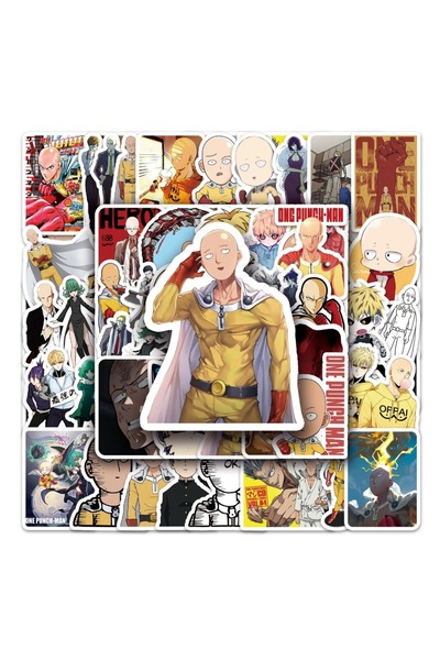 Choice QT-318 ٥٥ قطعة ملصقات كرتونية لشخصيات ون بانش مان، مناسبة للحقائب والق...