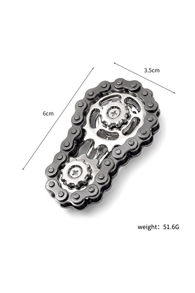 Choice قطعة واحدة من لعبة عجلة السلسلة السوداء، لعبة معدنية مقاومة للضغط، لعب...