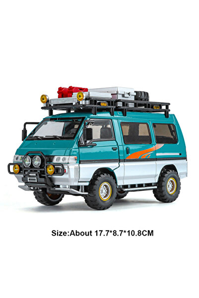 Choice4 سيارة ميتسوبيشي ديليكا H2 خضراء بمقياس 1:24، مصنوعة من سبيكة معدنية، ...