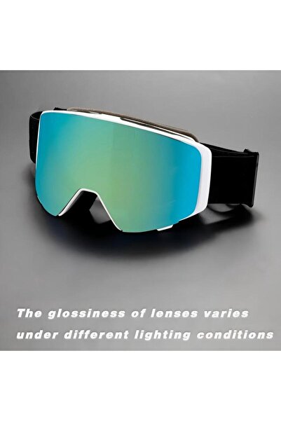 Choice نظارات تزلج قابلة للطي مغناطيسياً من بايكوانغلانمو، مزودة بعدسات مزدوج...