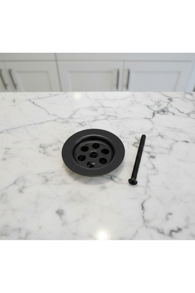 EMFA AKSESUAR Siyah Lavabo Gideri - Siyah Sifon Süzgeç - Vida Dahil