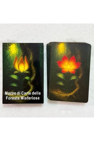 Choice بطاقات أوراكل الغابة الإيطالية الغامضة D677 للتأمل والصفاء واكتشاف الذ...