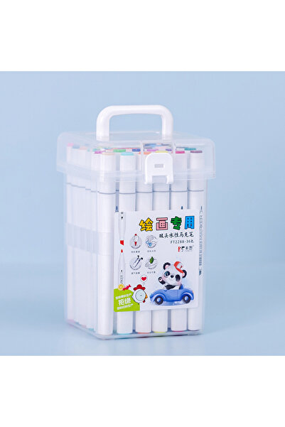 Choice أقلام تحديد مائية بثلاثة وثلاثين لونًا قابلة للغسل، تتميز بألوانها الز...