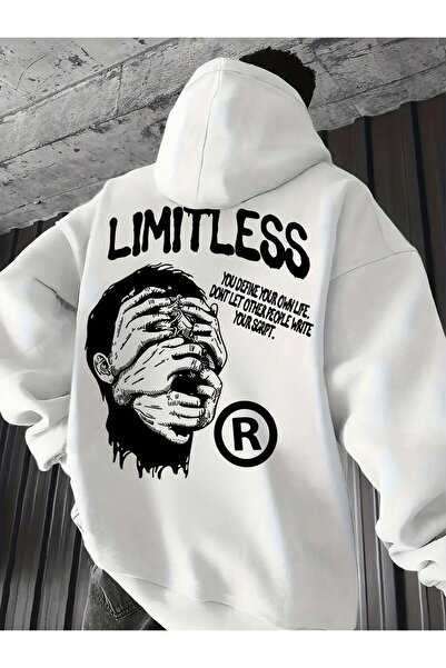 ZEMLİYA Black - Have a Good Mood Every Day Teddy Bear Printed Hoodie Zippered...