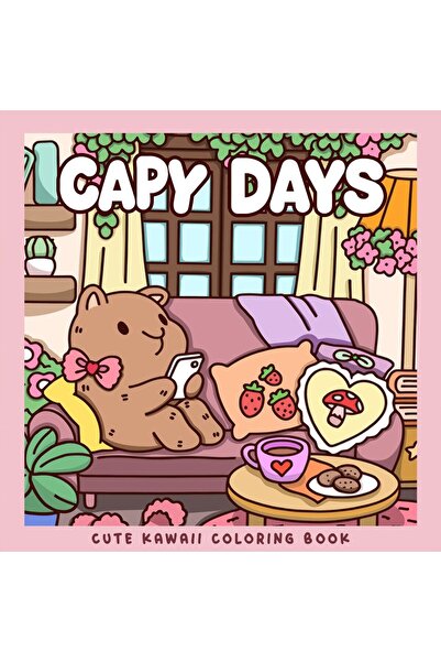 Choice كتاب تلوين "أيام كابي المتعددة" بأنماط جريئة وسهلة للبالغين، كتاب رسم ...