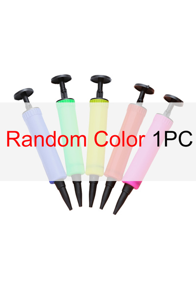 Choice بالون حلزوني طويل مع منفاخ عشوائي اللون، طقم نفخ عشوائي اللون للحفلات