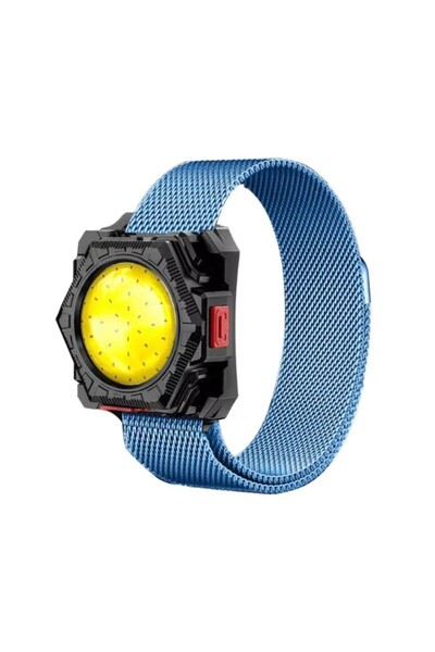 Choice مصباح معصم 2CPS COB، مصباح معصم LED محمول، مصباح يدوي صغير، قابل لإعادة الشحن عبر منفذ USB، مصباح معصم