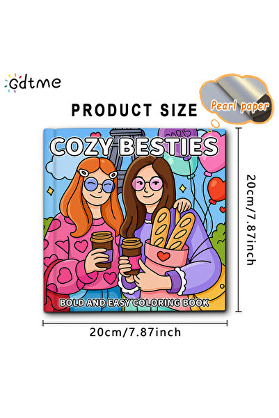 Choice مجموعة من الأصدقاء المقربين: كتاب تلوين للكبار والصغار يضم أنشطة يومية...