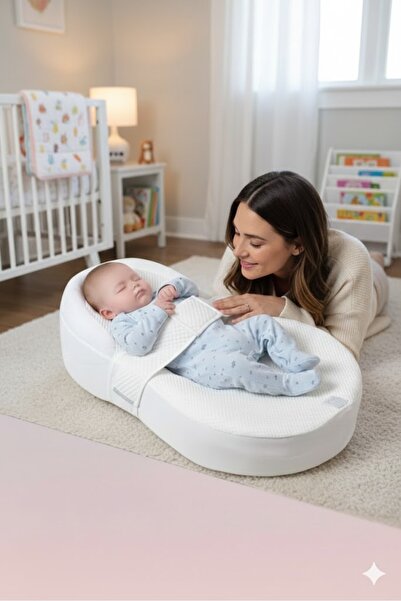 Heyner Yeni Doğan Bebek Yatağı Unisex Yıkanabilir Kılıflı