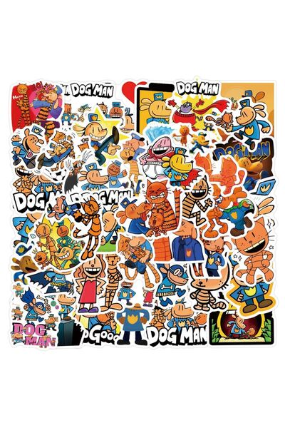 Choice 55 قطعة من ملصقات جرافيتي كرتونية لشخصيات أنمي، كلب ورجل، يمكنك تركيبه...