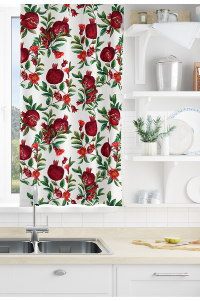 EVSEHOMES Nar Flower Single Wing Background Curtain