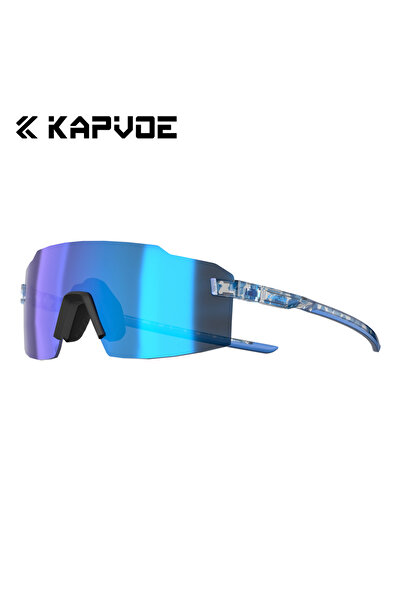 KAPVOE نظارات ركوب الدراجات، نظارات رياضية عصرية، نظارات شمسية للجري، نظارات ...
