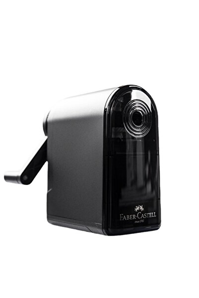 Choice Black 1pc Faber Castell Artists Long Point Pencil Sharpener Manual Adjustable Point for Art Charcoal