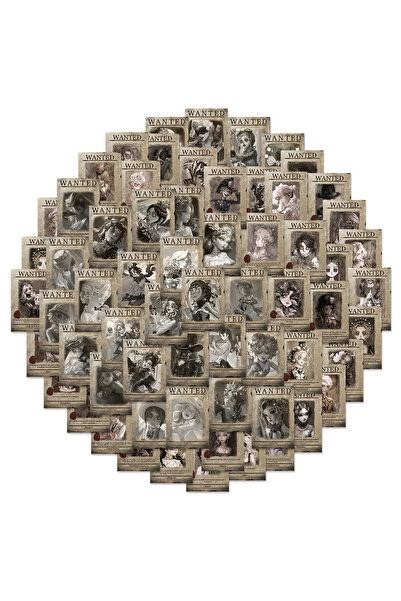 Choice ٦٤ قطعة من ملصقات الشخصية الخامسة المرحة، يمكنك صنعها بنفسك، لتزيين حا...