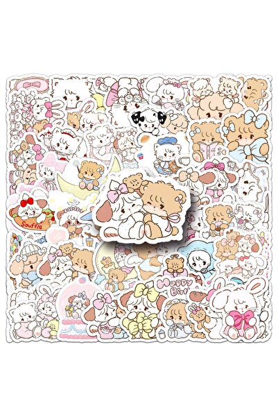 Choice QT-275 ٥٥ قطعة ملصقات جرافيتي كرتونية كاواي ميكو لتزيين الحقائب وأجهزة...