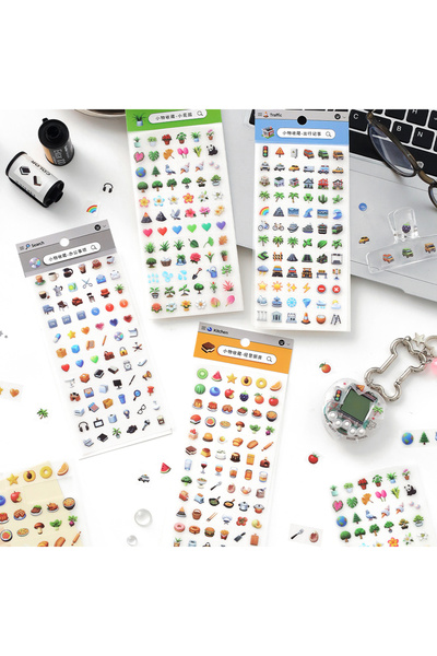 Choice4 full set 1 Sheet Small Item Collection Kawaii Ins PET Sparkling Sand ...