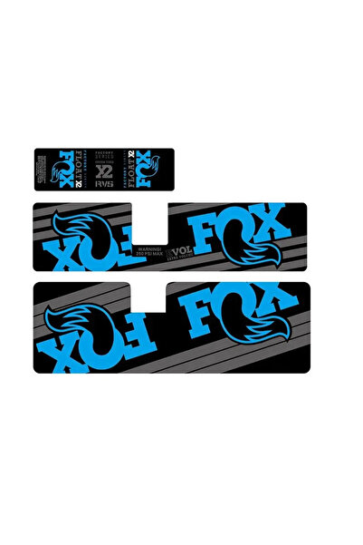 Choice ملصق خلفي للدراجات الجبلية من نوع فوكس فلوت X2 باللونين الأزرق والرماد...