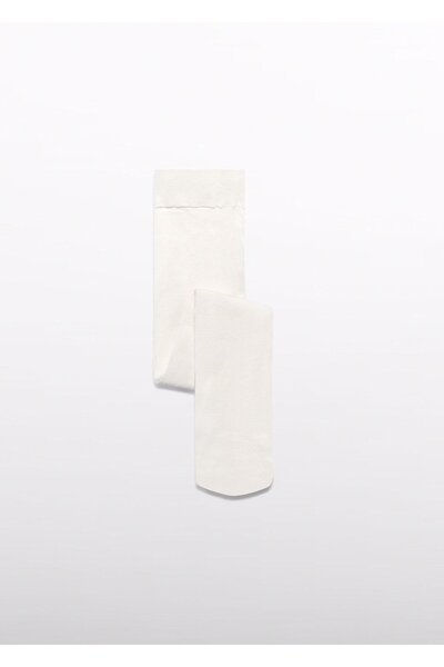 Abel & Lula Mayoral Abel Lula Baby Girl Pantyhose Lace Cream