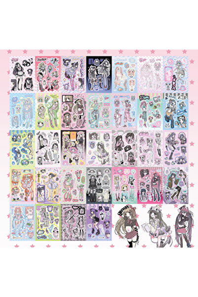 Choice 31 1/32 قطعة من كتاب ملصقات دومي الكوري الجديد، صفحات داخلية، ملصقات ل...