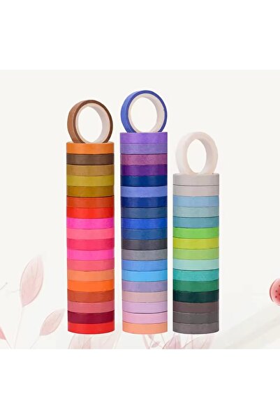 Choice 1 60 لفة في العلبة شريط قوس قزح، تغليف هدايا يمكنك صنعه بنفسك، ألبوم صور، دفتر ملاحظات، أدوات مكتبية، ديكور جميل.