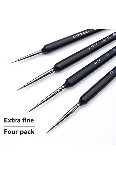 choice2 XS 4pcs 4/5/11pcs Miniature Hook Line Pen Art Painting Brushes Weasel...