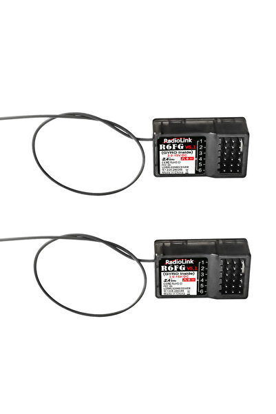 Choice جهاز استقبال جيروسكوبي R6FG V5.1 من RadioLink، قطعتان، 6 قنوات، نظام ر...