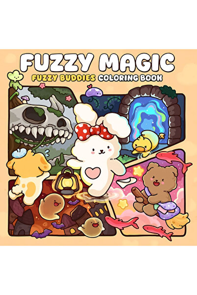 Choice كتاب تلوين سحري متعدد الألوان للمراهقين، يضم حيوانات لطيفة ورسومات تلو...