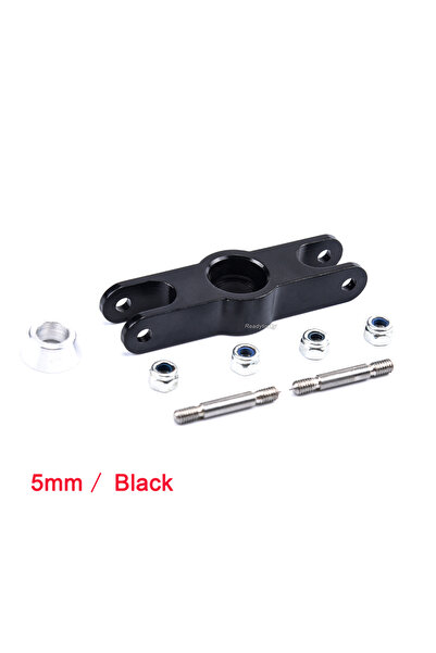 Choice مشبك مروحة قابل للطي أسود 5 مم، قطعة واحدة، محول مروحة 5 مم/6 مم/8 مم،...