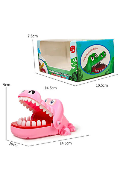 Choice4 Pink with Box Bite Finger Crocodile Pinch Toy Classic Family Games Pa...