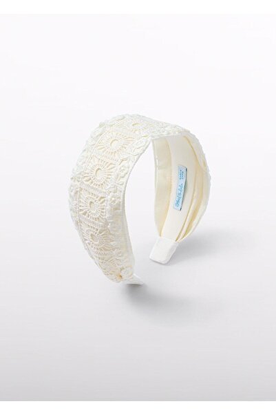 Abel & Lula Mayoral Abel Lula Girl's Lace Crown Amber Cream